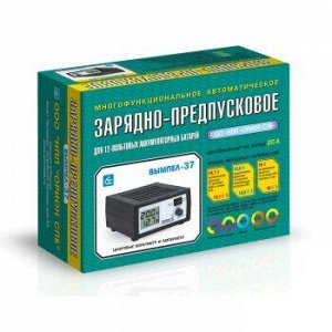 Заряд.устройство Вымпел-37 (автомат,0-20А, 14.1/14.8/16В, сегментный ЖК индикатор)
