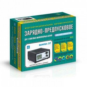 Заряд.устройство Вымпел-37 (автомат,0-20А, 14.1/14.8/16В, сегментный ЖК индикатор)