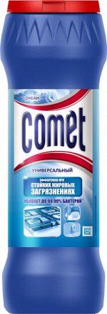COMET Порошок чистящий с дезинфиц. свойствами Океан в банке 475г