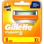 GILLETTE  FUSION  кассета  для бритья 8 шт