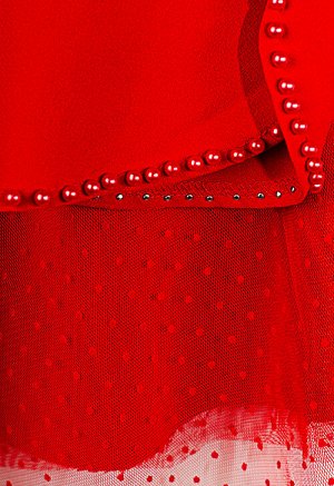 Платье женское с бусинами на рукавах 249932 размер 50, 52, 54