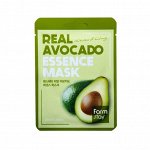 Farm Stay Real Avocado Essence Mask Тканевая маска с экстрактом авокадо, 23мл