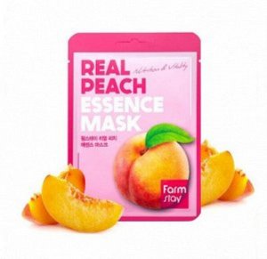 Farm Stay Real Peach Essence Mask Восстанавливающая маска с экстрактом персика, 23мл