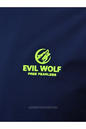 Azimuth Мужская куртка Evil Wolf 9909 (FLEECE) Темно-синий