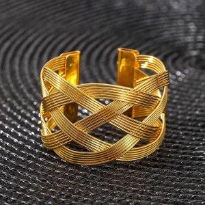 Кольцо для салфетки «Сфера», d=4,5 см, цвет золотой