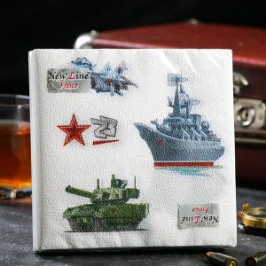 Салфетки бумажные New line FRESCO «Военная теxника», 2 слоя, 33*33 см, 20 шт.