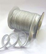Кант атласный шир. 12 мм серебро