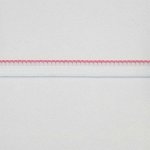 Резинка ажурная (уп. 1000 м) арт. 3001-08 шир. 8 мм бело-розовый
