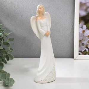 Сувенир полистоун "Девушка в белом платье - блаженство" 20,5х7х5 см