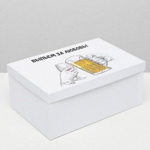 Подарочная коробка с приколами "За любовь", 30,5 х 20 х 13 см