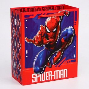 Пакет ламинат вертикальный "Spider-Man", Человек-паук, 23х27х11,5 см