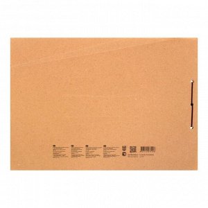 Альбом для эскизов А3, 40 листов на завязках "Котята", блок крафт-бумага 78 г/м2