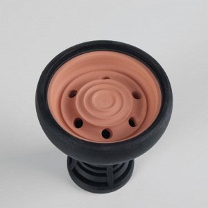 Чаша силикон, вставка керамика, 8.5х8.5х9.5 см, черная