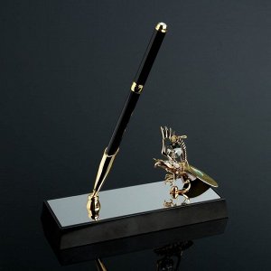 Ручка на подставке «Орёл», 16?6?19 см, с кристаллами