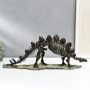 Сувенир полистоун "Скелет стегозавра" 20х51х11 см