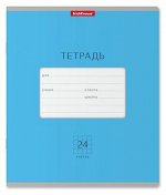 Тетрадь  24л клетка 46488 Классика Bright голубая Erich Krause {Россия}