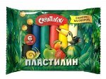 Пластилин   6цв 60гр. ПЛ1006КР Creativiki {Россия}