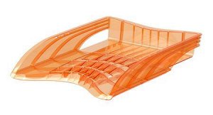 Лоток для бумаг горизонтальный 51508 S-Wing Neon оранжевый Erich Krause