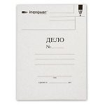 Скоросшиватель бумажный  А4&quot;ДЕЛО&quot; 450 г/кв.м мелованный арт. LP4045W inФОРМАТ {Россия}