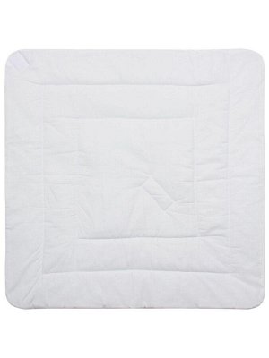 Зимний конверт-одеяло на выписку "Зайчонок" (белое, принт без кружева)