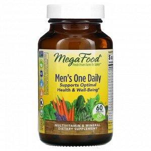 MegaFood, Men's One Daily, витамины для мужчин, 60 таблеток