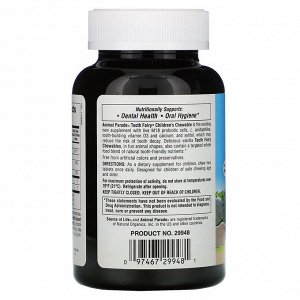 Пробиотик Tooth Fairy, детские жевательные таблетки с натуральным вкусом ванили