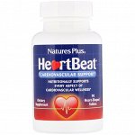 NaturesPlus, HeartBeat, поддержка сердечно-сосудистой системы, 90 таблеток в форме сердца