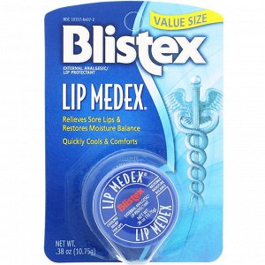 Blistex, Lip Medex, наружное средство для защиты губ, 10,75 г (0,38 унции)