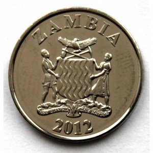 ЗАМБИЯ 5 нгве 2012 UNC!! ПТИЦА