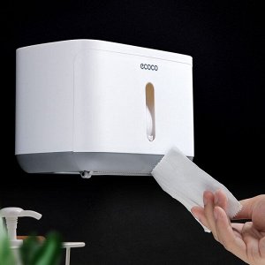 Универсальный держатель для туалетной бумаги и салфеток, серый