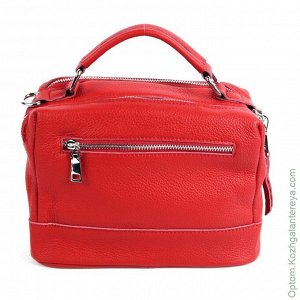 Женская кожаная сумка 8776-9 Ред красный