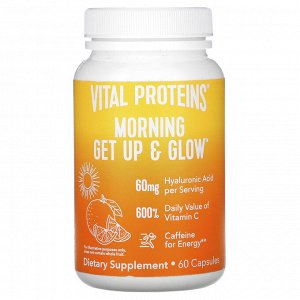 Vital Proteins, Morning Get Up & Glow, 60 капсул