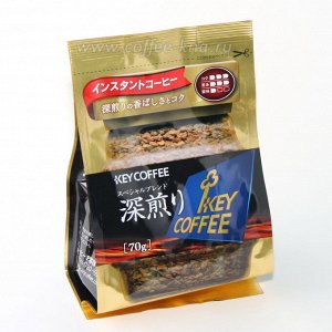 Кофе растворимый сублимированный/ Key Coffee Instant CoffeeDeep Roast package