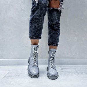 Bona Mente Deluxe Ботинки  SPRING серый (рептилия)