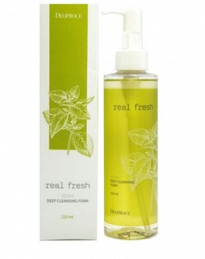 Пенка для умывания REAL FRESH VEGAN DEEP CLEANSING FOAM