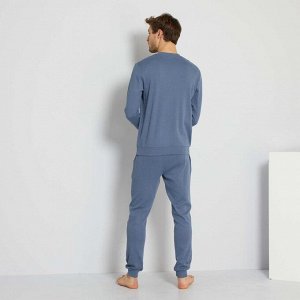 Длинная пижама Eco-conception - голубой