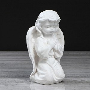 Статуэтка "Ангел молящийся" белый, 24 см