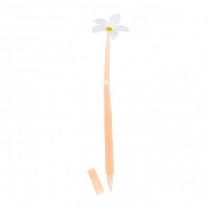Ручка гелевая-прикол "Нарцисс", меняет цвет при ультрафиолете, оранжевая, в пакете