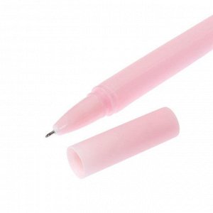 Ручка гелевая-прикол "Ромашка", розовая, в пакете