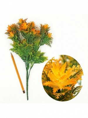 Можжевельник ветка с оранжевыми цветами 35 см