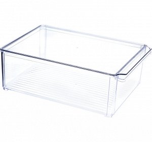 IDEA / Органайзер для холодильника 20х30х10см с крышкой Прозрачный