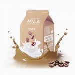 A&#039;PIEU Укрепляющая тканевая маска с молочными протеинами и экстрактом кофе Coffee Milk One-Pack, 21 гр