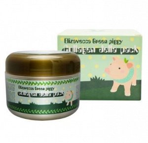 914035 ELIZAVECCA GREEN PIGGY COLLAGEN JELLA PACK Коллагеновая маска 100 мл