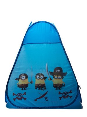Палатка детская pop-up "Миньоны" голубая, в кор. (95х95х100см) арт.9043