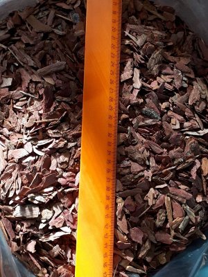 Кора сибирской лиственницы. Фракция мелкая 1 - 1,5 см