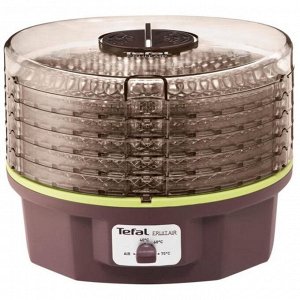 Сушилка для овощей и фруктов Tefal Fruit Air DF100830, 525 Вт, 5 ярусов , коричневая