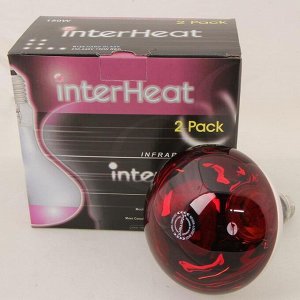 Лампа инфракрасная 150 Вт InterHeat красная