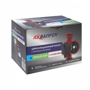 Насос циркуляционный AQUAPROM CR32/6 K20, 70 Вт, 40л/мин, напор 6 м, кабель 1 м