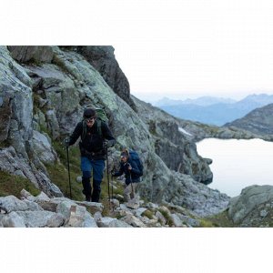 Пуховик для треккинга в горах с температурой комфорта -10°c мужской trek 500 forclaz