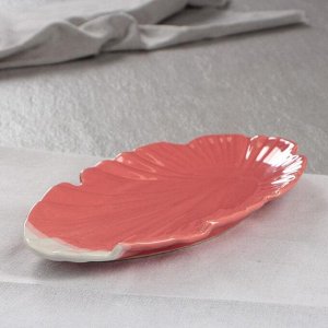 Блюдо "Флора", фламинго, 31 см